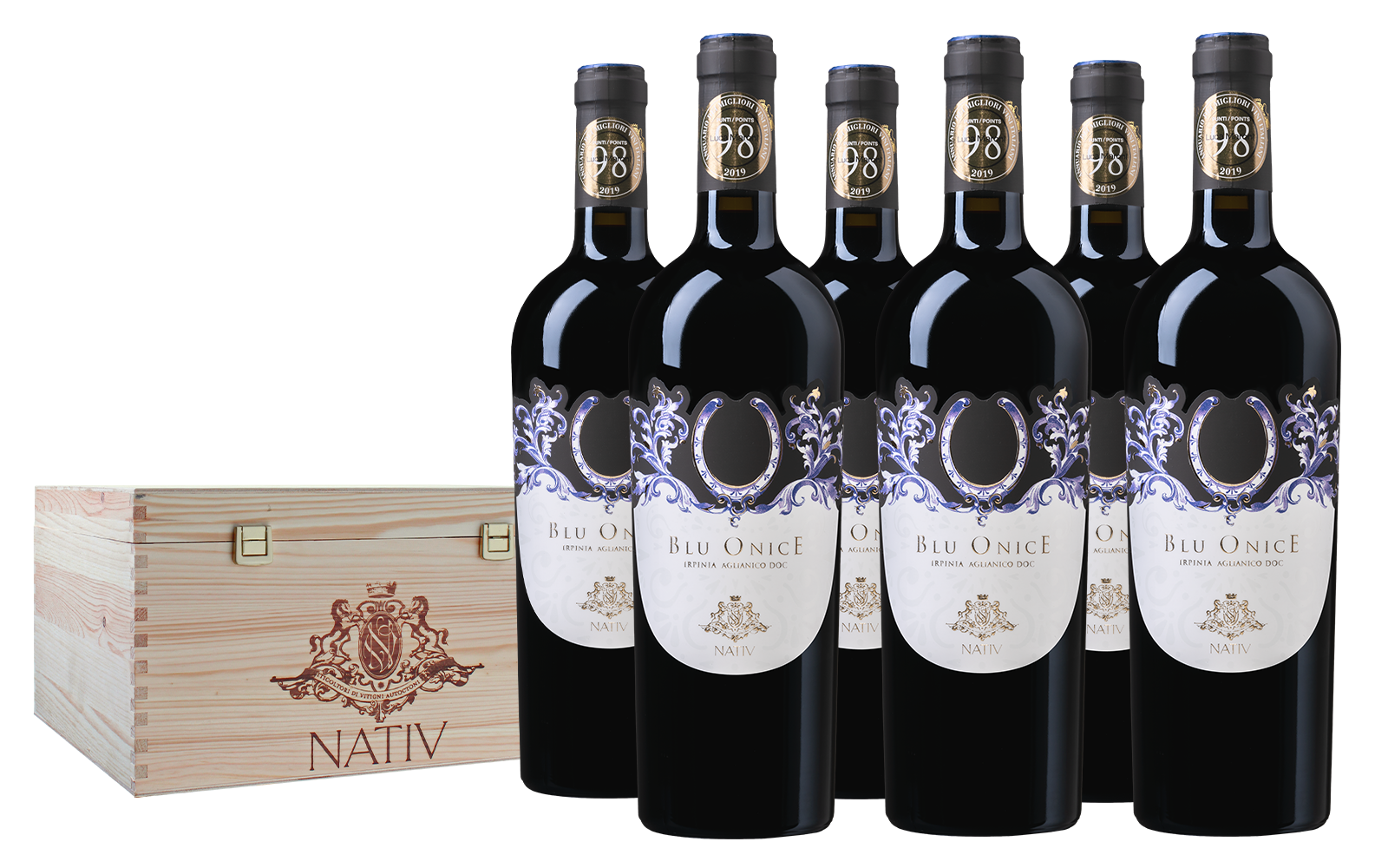 Nativ 'Blu Onice' Aglianico Kist