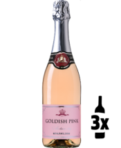 3 flessen Goldish Pink Sparkling Rosé Probeerpakket